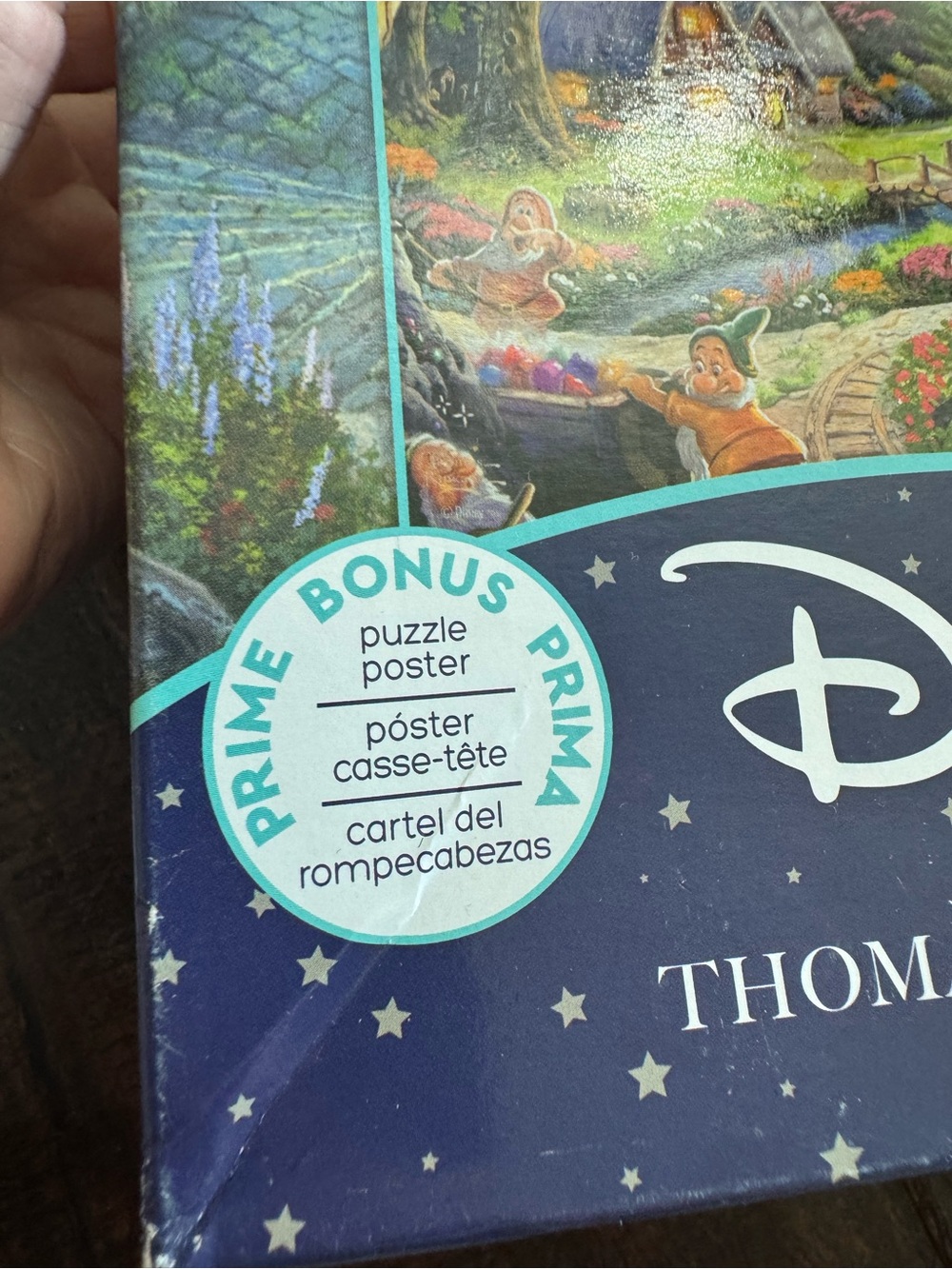 Disney Thomas Kinkade 4-Pack 500-Piece Jigsaw Puzzles – Character Scenes - Picture 6 of 14